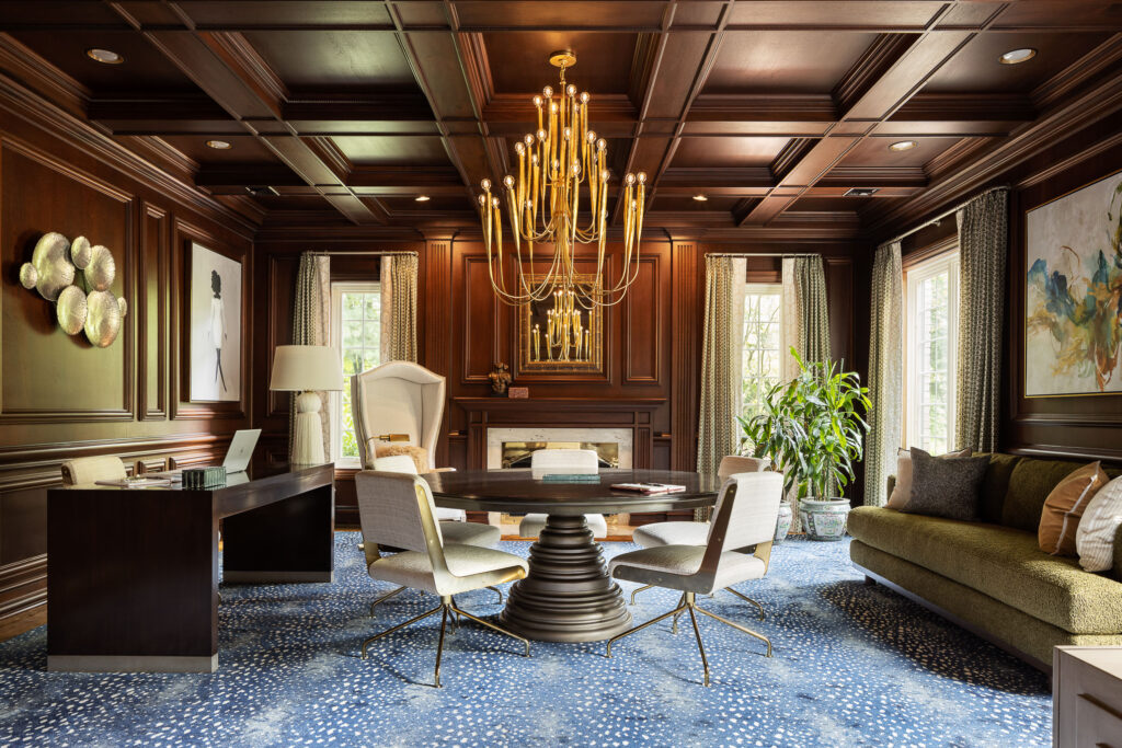 Saddle River, NJ Residence, interior design, home office