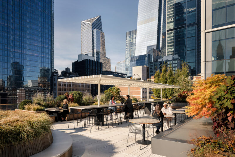 Peloton Headquarters Terrace, NYC, Architecture, Mike Van Tassell