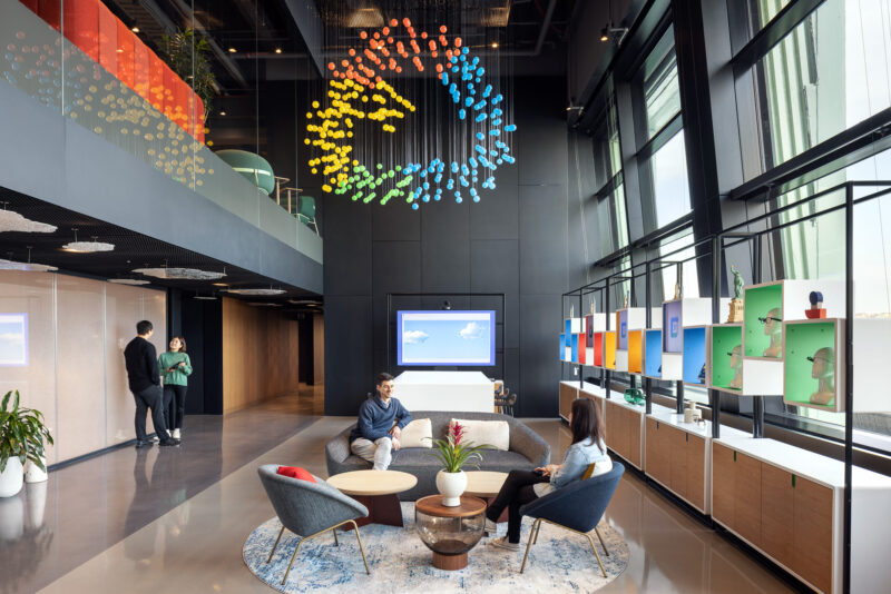 Google Cloud Space, Pier 57, NYC, Mike Van Tassell, Interior Architecture, Interior Design, Photography