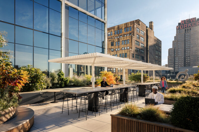 Peloton Headquarters Terrace, NYC, Architecture, Mike Van Tassell