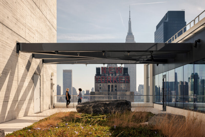 Peloton Headquarters Terrace, NYC, Architecture, Mike Van Tassell