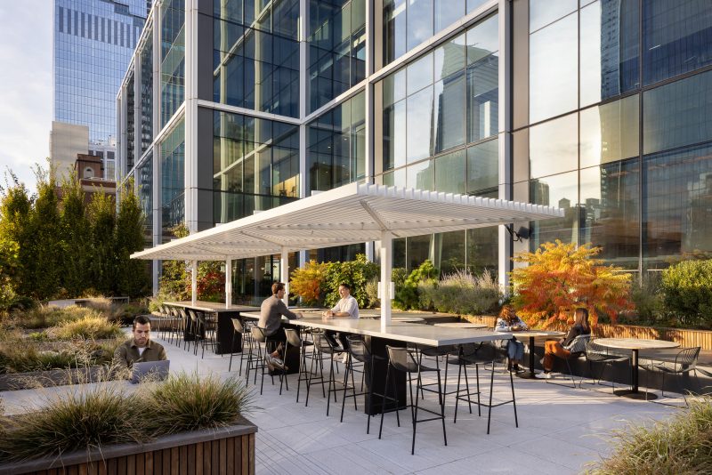 Peloton Headquarters Terrace, NYC, Architecture, Mike Van Tassell