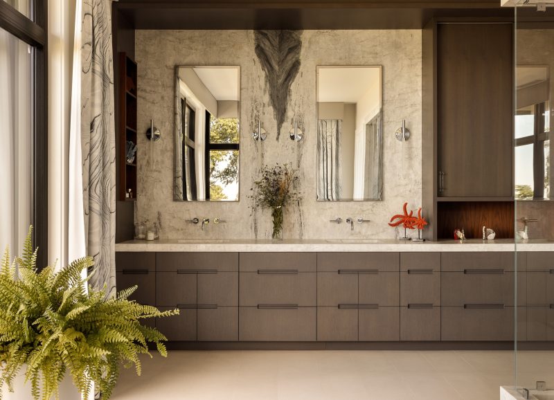 Interior design of a bathroom located in Setauket, NY