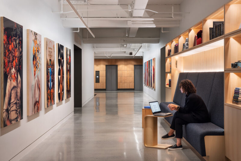Interior architecture photography of 330 West 34th St, NYC