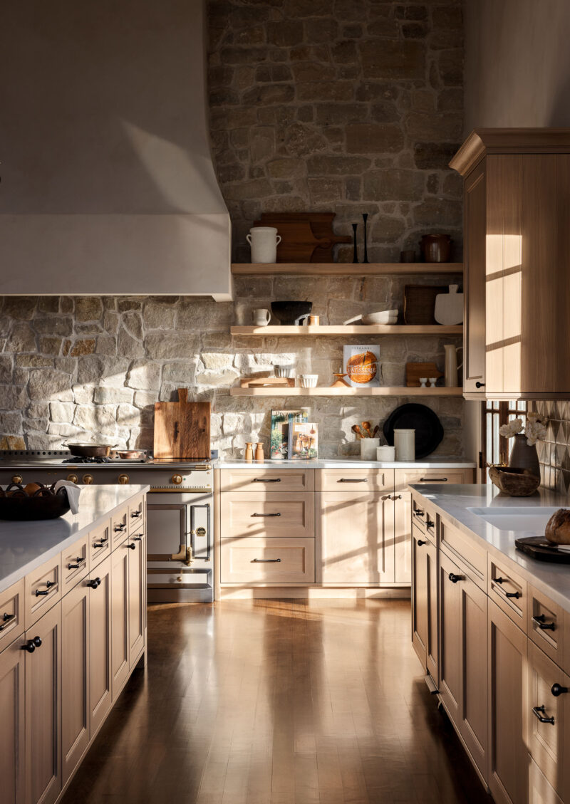 Kitchen Interior in a Custom Built Home Located in Sedalia, Colorado