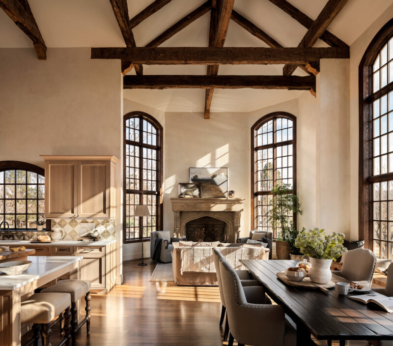 Kitchen Interior in a Custom Built Home Located in Sedalia, Colorado