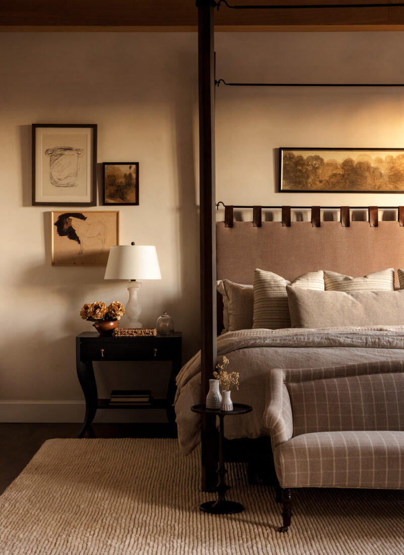 Bedroom Interior in a Custom Built Home Located in Sedalia, Colorado