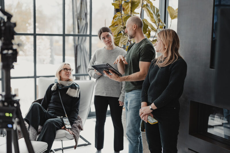 Behind the scenes capturing an interior design photoshoot with Van Tassell Photography