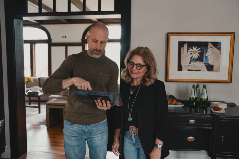 Behind the scenes capturing an interior design photoshoot with Van Tassell Photography