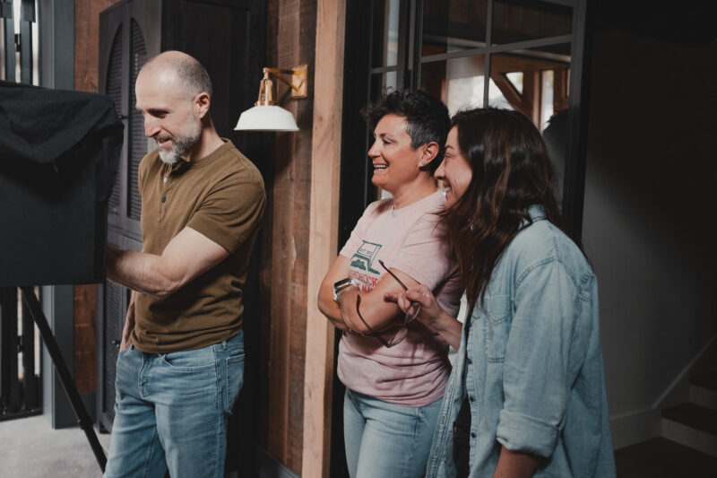 Behind the scenes capturing an interior design photoshoot with Van Tassell Photography