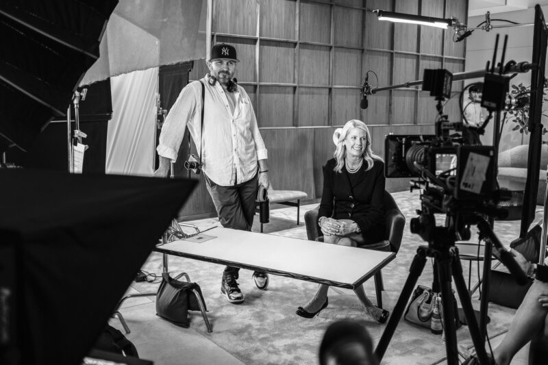 Behind the scenes capturing an interior design photoshoot with Van Tassell Photography