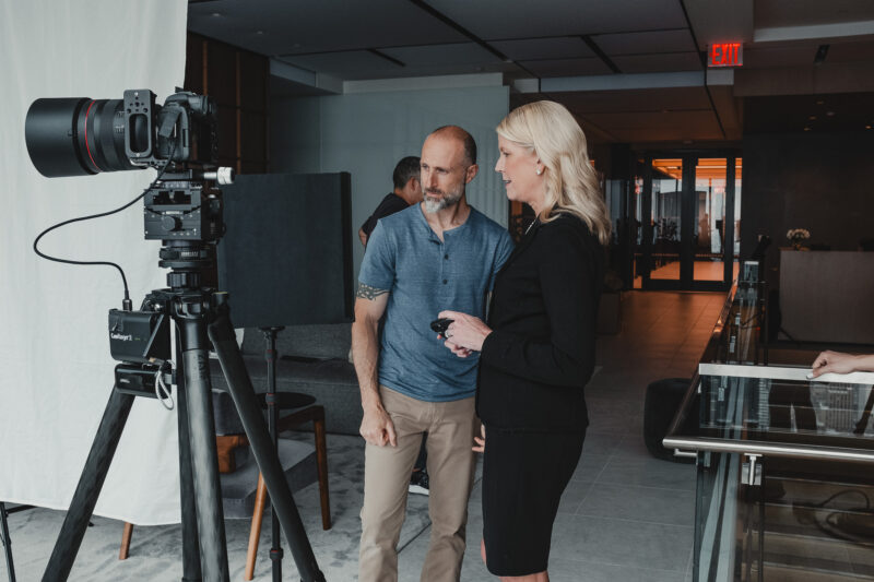 Behind the scenes capturing an interior design photoshoot with Van Tassell Photography