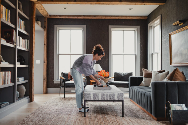 Behind the scenes capturing an interior design photoshoot with Van Tassell Photography