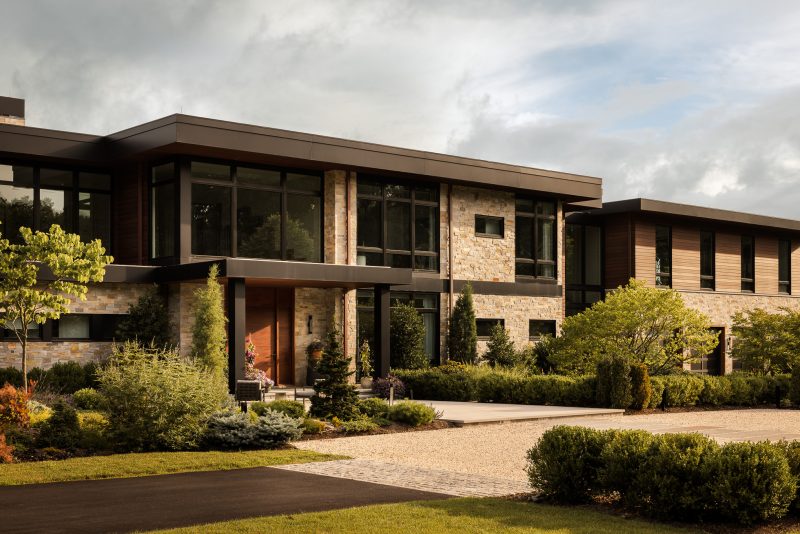 Exterior architecture of a home located in Setauket, NY