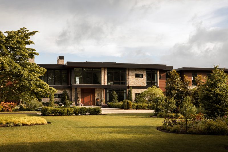 Exterior architecture of a home located in Setauket, NY