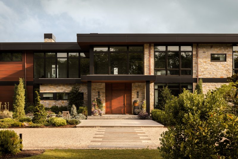 Exterior architecture of a home located in Setauket, NY
