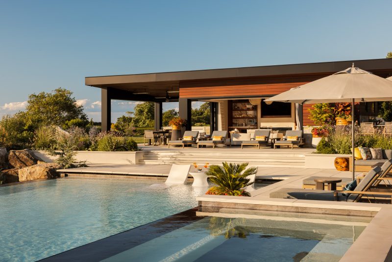 Exterior architecture of a home located in Setauket, NY