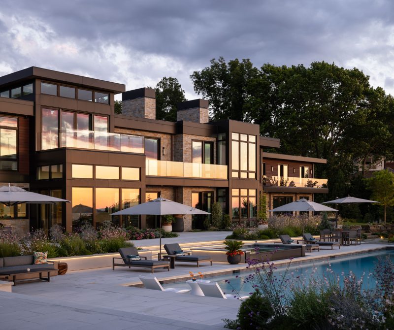 Exterior architecture of a home located in Setauket, NY