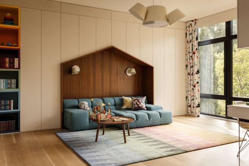 Interior design of a kids play room located in Setauket, NY