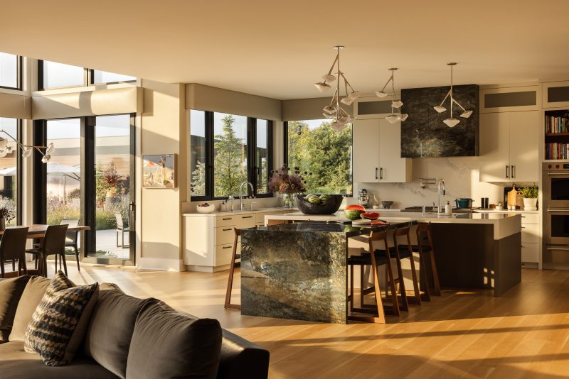 Interior design of a kitchen located in Setauket, NY