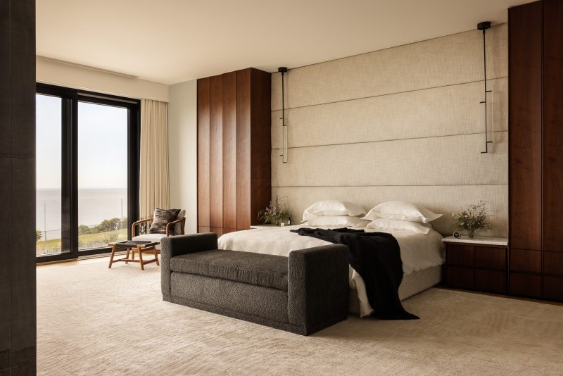 Interior design of a bedroom located in Setauket, NY