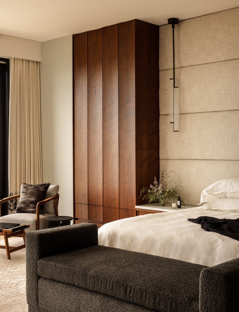 Interior design of a bedroom located in Setauket, NY