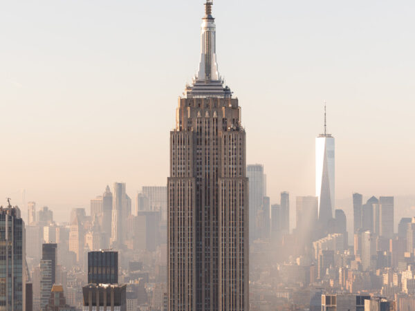 Exterior architecture of the Empire State Building New York City, architecture photography