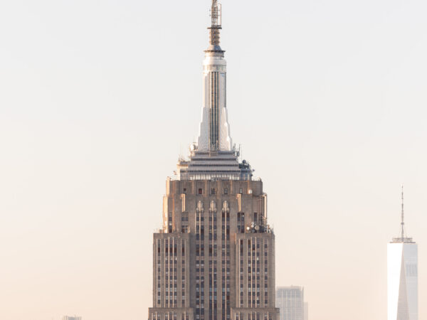 Exterior architecture of the Empire State Building New York City, architecture photography