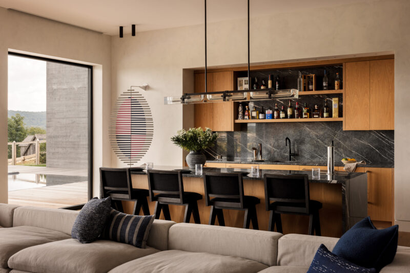 Hudson Valley Residence, bar, Sunrise, Architecture, Interior Design, Scenic View