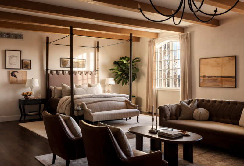 Bedroom Interior in a Custom Built Home Located in Sedalia, Colorado