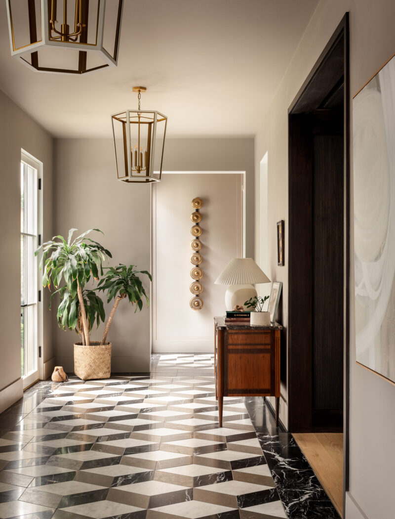 Rumson, NJ Residence, Interior Design, Entry