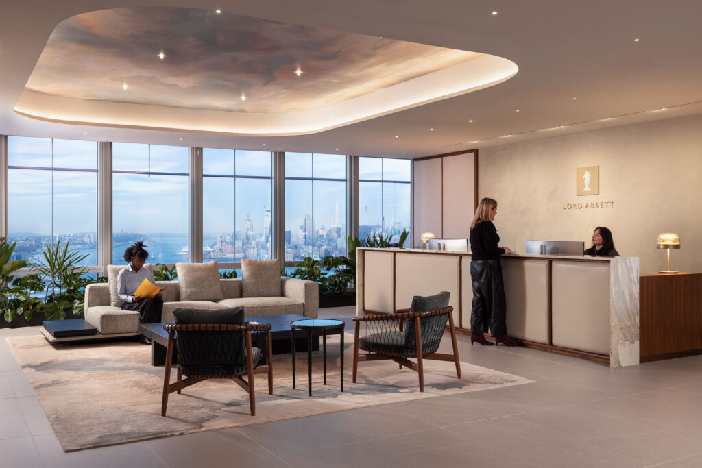 Interior architecture photography of Lord Abbett office in Jersey City NJ