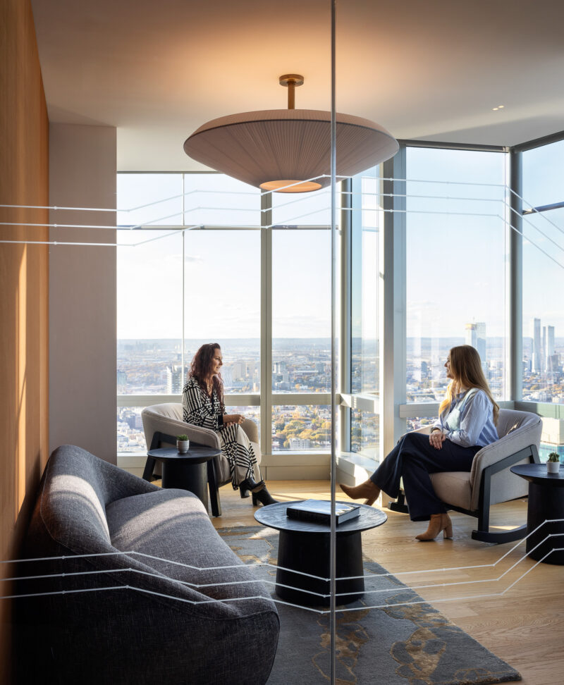 Interior architecture photography of Lord Abbett office in Jersey City NJ