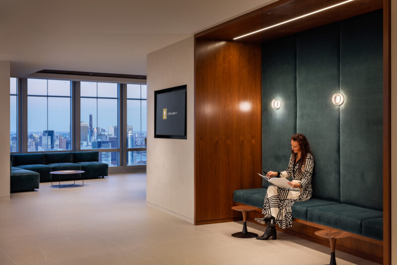 Interior architecture photography of Lord Abbett office in Jersey City NJ
