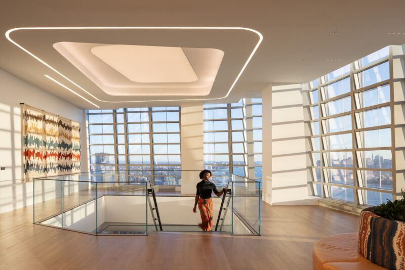 Interior architecture photography of Lord Abbett office in Jersey City NJ