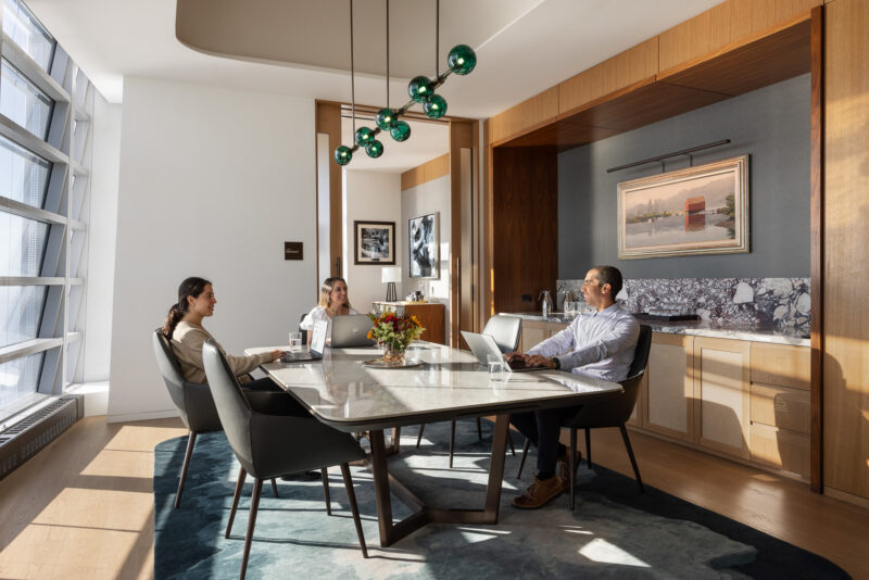 Interior architecture photography of Lord Abbett office in Jersey City NJ