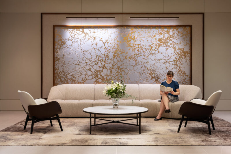 Interior architecture photography of Lord Abbett office in Jersey City NJ