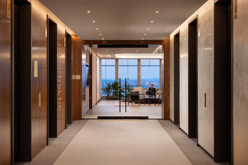 Interior architecture photography of Lord Abbett office in Jersey City NJ