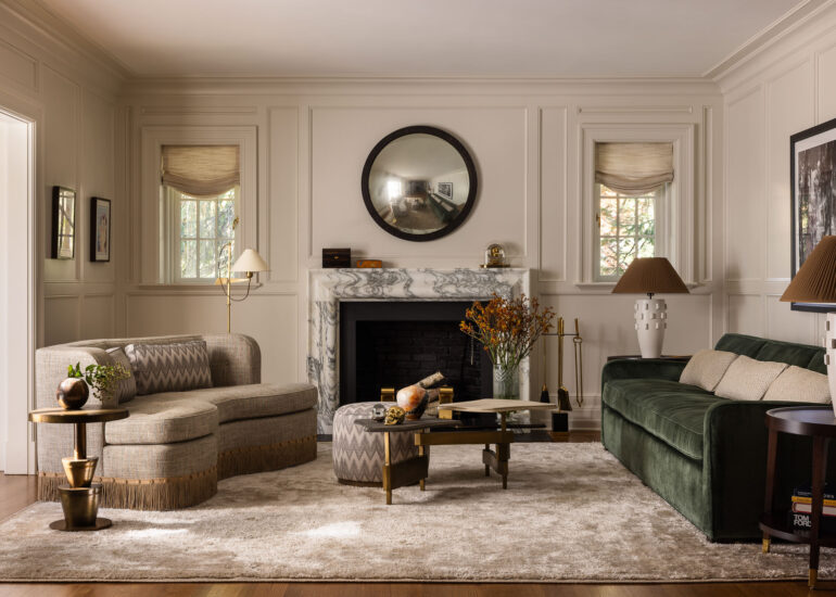 Interior design of a living room in a modern home