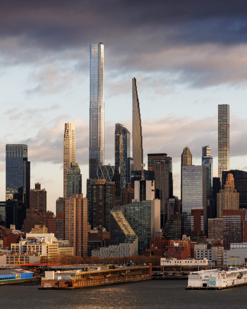 Central Park NYC Skyscrapers Sunset