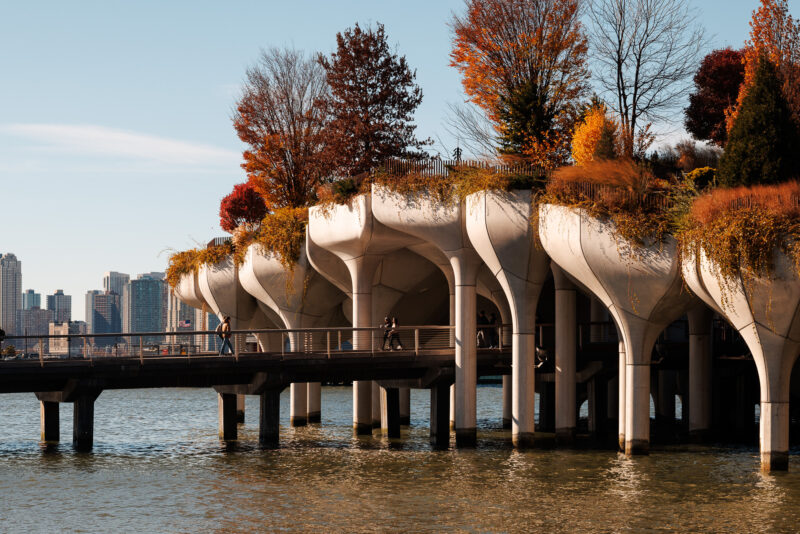 Little Island Park at Pier 55, NYC, Architecture