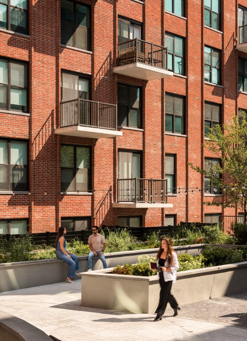 The Hartby, Brooklyn NY exterior courtyard