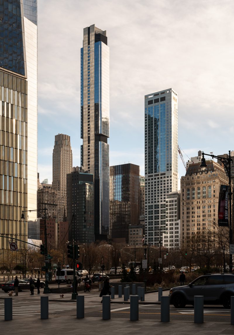 Exterior architecture of 125 Greenwich Street, in NYC