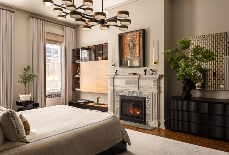 Interior design of a town home in Philadelphia, PA
