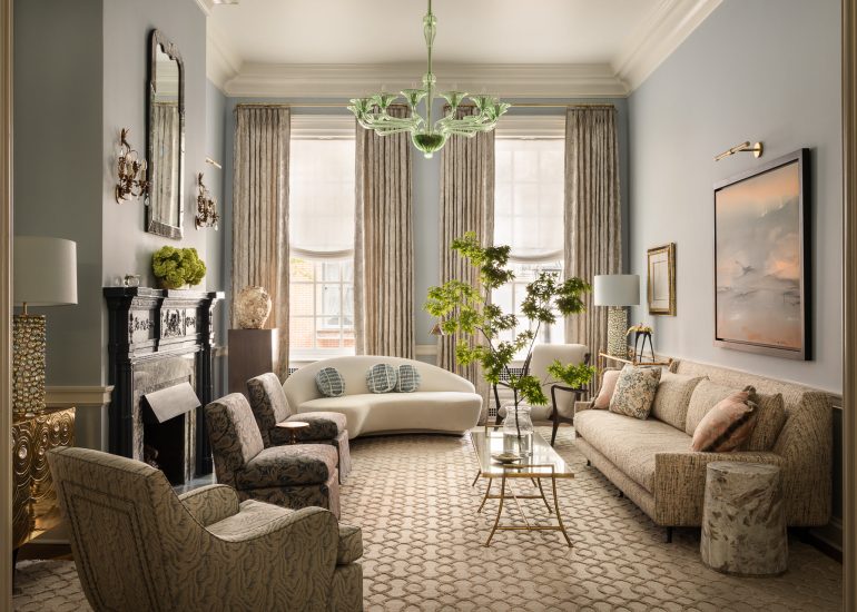 Interior design of a town home in Philadelphia, PA