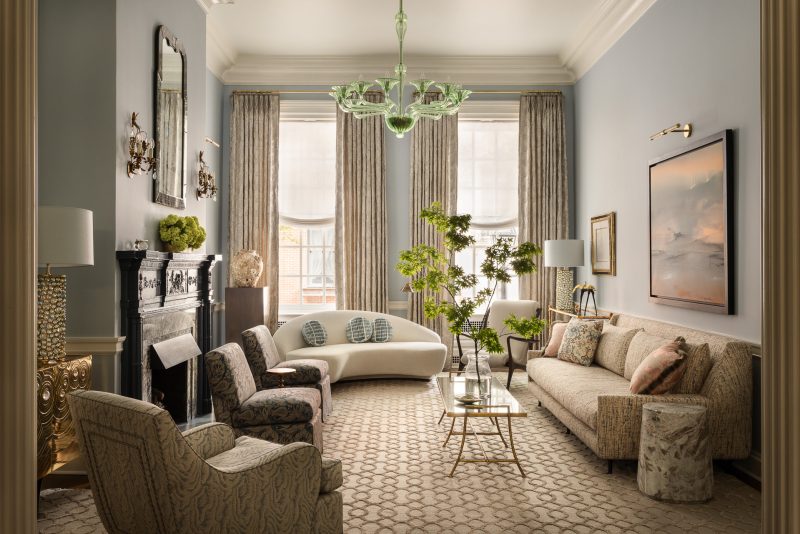 Interior design of a town home in Philadelphia, PA