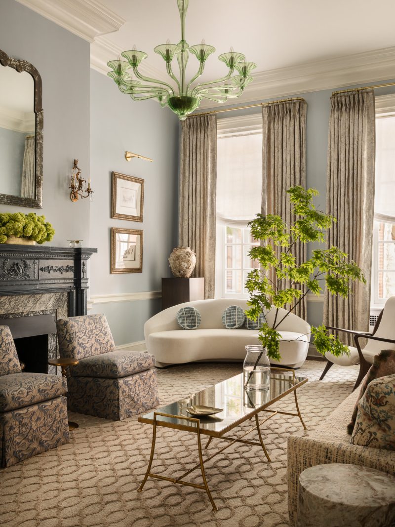 Interior design of a town home in Philadelphia, PA