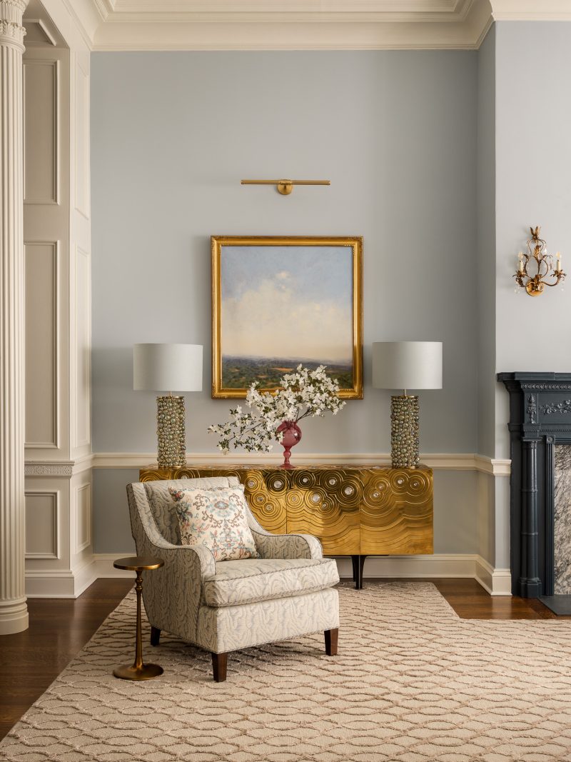 Interior design of a town home in Philadelphia, PA