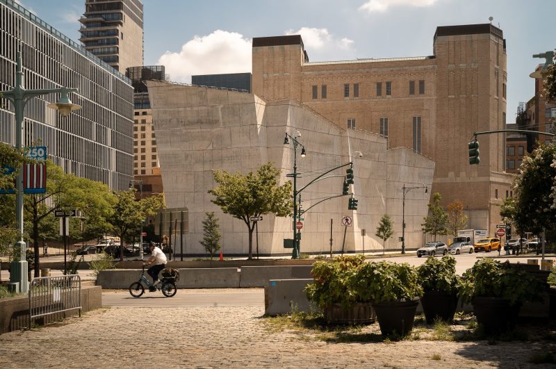 DSNY Spring Street Salt Shed in New York Citry