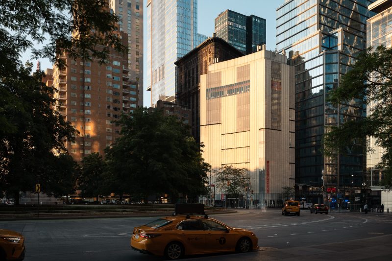 The Museum of Arts and Design in New York City captured during sunrise